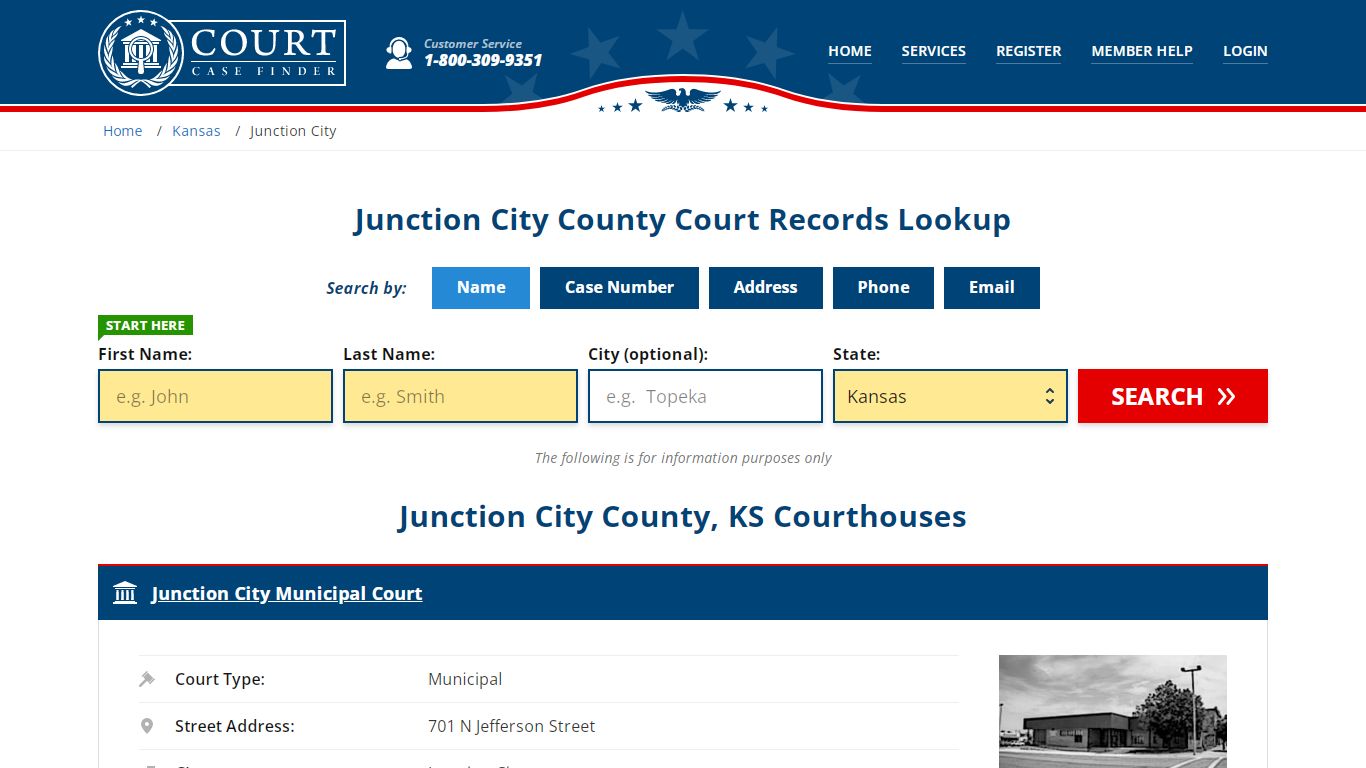 Junction City County Court Records | KS Case Lookup